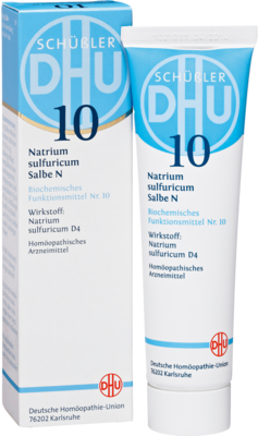BIOCHEMIE DHU 10 Natrium sulfuricum N D 4 Salbe 50 g von DHU-Arzneimittel GmbH & Co. KG