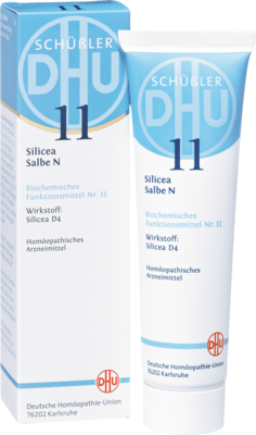 BIOCHEMIE DHU 11 Silicea N D 4 Salbe 50 g von DHU-Arzneimittel GmbH & Co. KG
