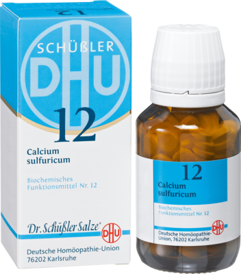 BIOCHEMIE DHU 12 Calcium sulfuricum D 12 Tabletten 200 St von DHU-Arzneimittel GmbH & Co. KG