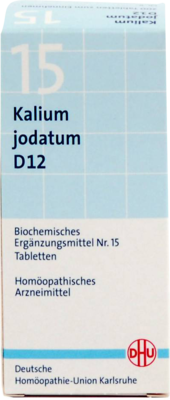 BIOCHEMIE DHU 15 Kalium jodatum D 12 Tabletten 200 St von DHU-Arzneimittel GmbH & Co. KG