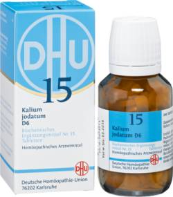 BIOCHEMIE DHU 15 Kalium jodatum D 6 Tabletten 80 St von DHU-Arzneimittel GmbH & Co. KG