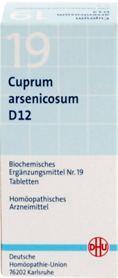 BIOCHEMIE DHU 19 Cuprum arsenicosum D 12 Tabletten 200 St von DHU-Arzneimittel GmbH & Co. KG