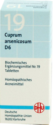 BIOCHEMIE DHU 19 Cuprum arsenicosum D 6 Tabletten 80 St von DHU-Arzneimittel GmbH & Co. KG