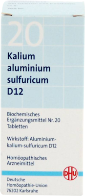 BIOCHEMIE DHU 20 Kalium alum.sulfur.D 12 Tabletten 200 St von DHU-Arzneimittel GmbH & Co. KG