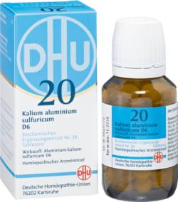 BIOCHEMIE DHU 20 Kalium alum.sulfur.D 6 Tabletten 200 St von DHU-Arzneimittel GmbH & Co. KG