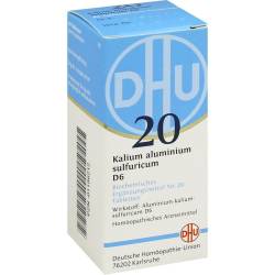 BIOCHEMIE DHU 20 Kalium aluminium sulfuricum D6 Tabletten 80 St Tabletten von DHU-Arzneimittel GmbH & Co. KG