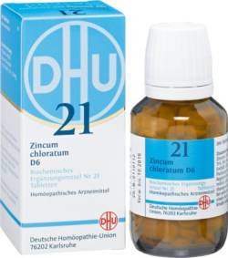 DHU Schüssler-Salz Nr. 21 Zincum chloratum D 6 Tabletten von DHU-Arzneimittel GmbH & Co. KG
