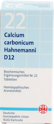 BIOCHEMIE DHU 22 Calcium carbonicum D 12 Tabletten 200 St von DHU-Arzneimittel GmbH & Co. KG