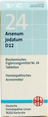 BIOCHEMIE DHU 24 Arsenum jodatum D 12 Tabletten 80 St von DHU-Arzneimittel GmbH & Co. KG