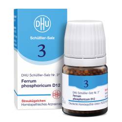 DHU Schüssler-Salz Nr. 3 Ferrum phosphoricum D 12 Globuli von DHU-Arzneimittel GmbH & Co. KG