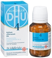 BIOCHEMIE DHU 4 Kalium chloratum D 6 Tabletten 80 St von DHU-Arzneimittel GmbH & Co. KG