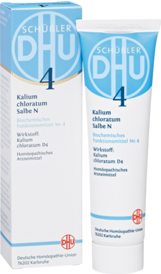 BIOCHEMIE DHU 4 Kalium chloratum N D 4 Salbe 50 g von DHU-Arzneimittel GmbH & Co. KG