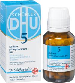 BIOCHEMIE DHU 5 Kalium phosphoricum D 6 Tabletten 80 St von DHU-Arzneimittel GmbH & Co. KG