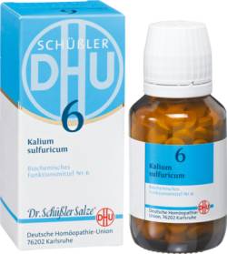 BIOCHEMIE DHU 6 Kalium sulfuricum D 12 Tabletten 80 St von DHU-Arzneimittel GmbH & Co. KG
