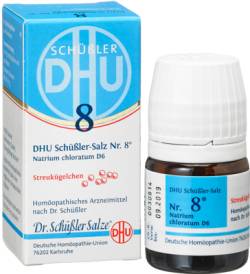 BIOCHEMIE DHU 8 Natrium chloratum D 6 Globuli 10 g von DHU-Arzneimittel GmbH & Co. KG