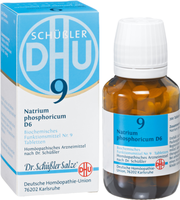 BIOCHEMIE DHU 9 Natrium phosphoricum D 6 Tabletten 80 St von DHU-Arzneimittel GmbH & Co. KG
