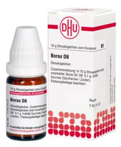 BORAX D 6 Globuli 10 g von DHU-Arzneimittel GmbH & Co. KG