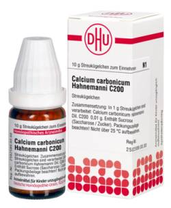 CALCIUM CARBONICUM Hahnemanni C 200 Globuli 10 g von DHU-Arzneimittel GmbH & Co. KG