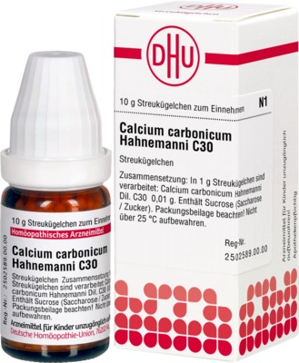 CALCIUM CARBONICUM Hahnemanni C 30 Globuli von DHU-Arzneimittel GmbH & Co. KG