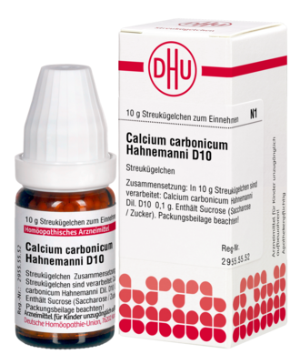 CALCIUM CARBONICUM Hahnemanni D 10 Globuli 10 g von DHU-Arzneimittel GmbH & Co. KG