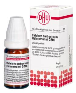 CALCIUM CARBONICUM Hahnemanni D 200 Globuli 10 g von DHU-Arzneimittel GmbH & Co. KG