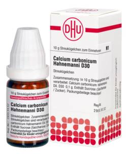 CALCIUM CARBONICUM Hahnemanni D 30 Globuli 10 g von DHU-Arzneimittel GmbH & Co. KG