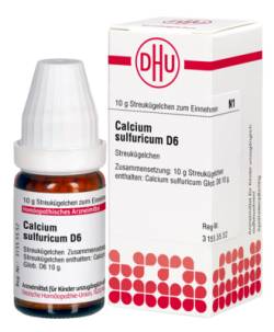 CALCIUM SULFURICUM D 6 Globuli 10 g von DHU-Arzneimittel GmbH & Co. KG