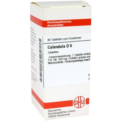 CALENDULA D 6 Tabletten 80 St von DHU-Arzneimittel GmbH & Co. KG