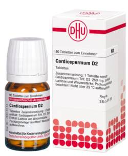 CARDIOSPERMUM D 2 Tabletten 80 St von DHU-Arzneimittel GmbH & Co. KG