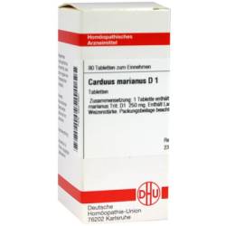 CARDUUS MARIANUS D 1 Tabletten 80 St von DHU-Arzneimittel GmbH & Co. KG