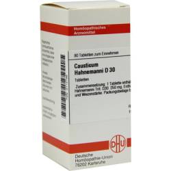 CAUSTICUM HAHNEMANNI D 30 Tabletten 80 St von DHU-Arzneimittel GmbH & Co. KG