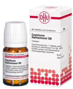 CAUSTICUM HAHNEMANNI D 6 Tabletten 80 St von DHU-Arzneimittel GmbH & Co. KG