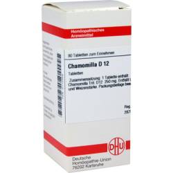 CHAMOMILLA D 12 Tabletten 80 St von DHU-Arzneimittel GmbH & Co. KG