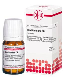 CHELIDONIUM D 6 Tabletten 80 St von DHU-Arzneimittel GmbH & Co. KG