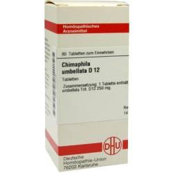 CHIMAPHILA UMBELLATA D 12 Tabletten 80 St von DHU-Arzneimittel GmbH & Co. KG