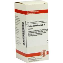 CISTUS CANADENSIS D 6 Tabletten 80 St von DHU-Arzneimittel GmbH & Co. KG