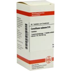 CORALLIUM RUBRUM D 6 Tabletten 80 St von DHU-Arzneimittel GmbH & Co. KG