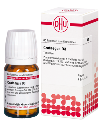 CRATAEGUS D 3 Tabletten 80 St von DHU-Arzneimittel GmbH & Co. KG