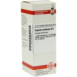CUPRUM ACETICUM D 6 Dilution 20 ml von DHU-Arzneimittel GmbH & Co. KG