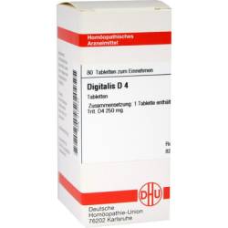 DIGITALIS D 4 Tabletten 80 St von DHU-Arzneimittel GmbH & Co. KG