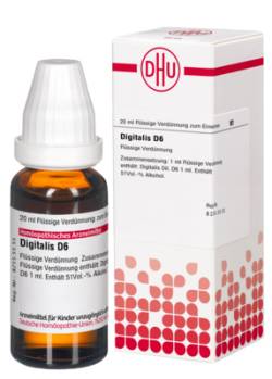 DIGITALIS D 6 Dilution 20 ml von DHU-Arzneimittel GmbH & Co. KG