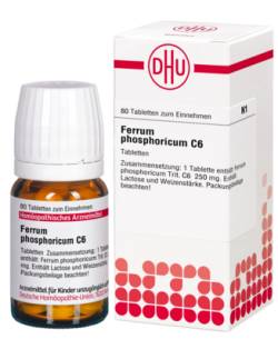 FERRUM PHOSPHORICUM C 6 Tabletten 80 St von DHU-Arzneimittel GmbH & Co. KG