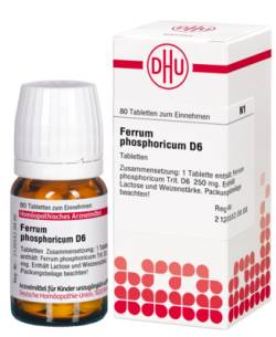 FERRUM PHOSPHORICUM D 6 Tabletten 80 St von DHU-Arzneimittel GmbH & Co. KG