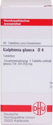 GALPHIMIA GLAUCA D 4 Tabletten von DHU-Arzneimittel GmbH & Co. KG