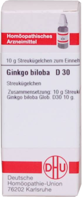 GINKGO BILOBA D 30 Globuli 10 g von DHU-Arzneimittel GmbH & Co. KG