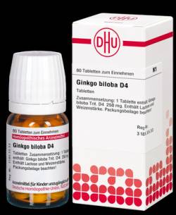 GINKGO BILOBA D 4 Tabletten von DHU-Arzneimittel GmbH & Co. KG
