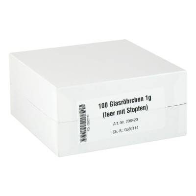 "GLASRÖHRCHEN f.Taschenapotheke 100 Stück" von "DHU-Arzneimittel GmbH & Co. KG"