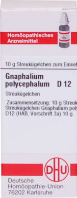 GNAPHALIUM POLYCEPHALUM D 12 Globuli 10 g von DHU-Arzneimittel GmbH & Co. KG