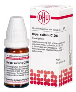 HEPAR SULFURIS C 1000 Globuli 10 g von DHU-Arzneimittel GmbH & Co. KG