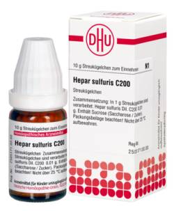 HEPAR SULFURIS C 200 Globuli 10 g von DHU-Arzneimittel GmbH & Co. KG
